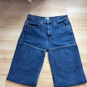 Sunday Best Aritzia straight leg mid rise jeans